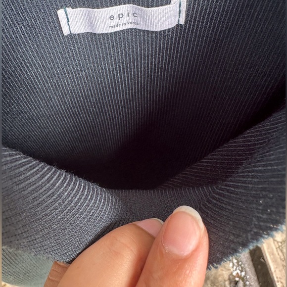 Green knitted dress - Picture 3 of 6